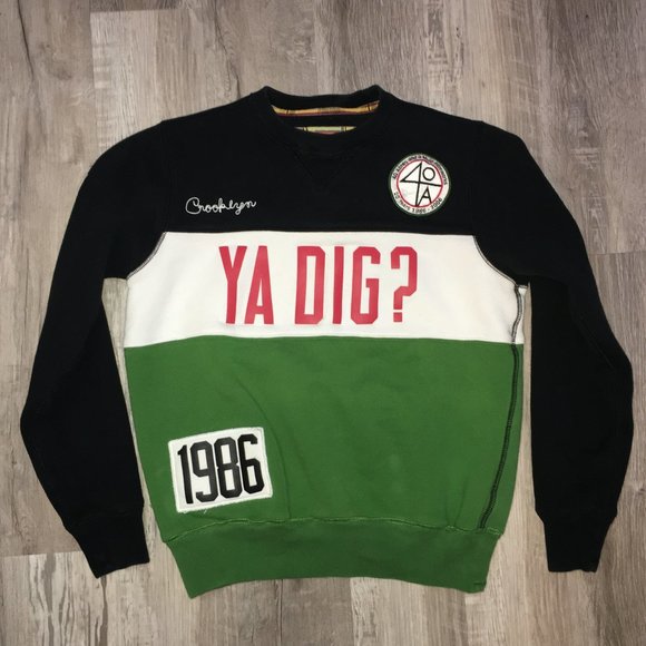 Ya Dig Spike Lee Green and White Sweatshirt - Picture 4 of 6